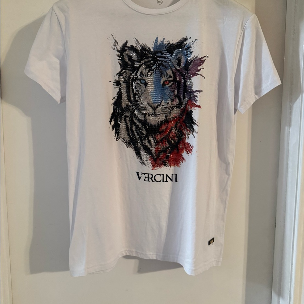 White Tiger Graphic Men's T-Shirt